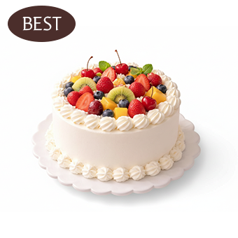 과일 정원 케이크